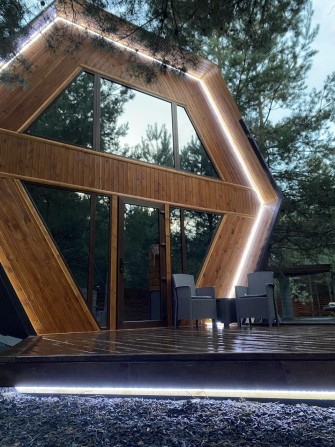 Відпочинок у Сучасному ЕКО будиноку та карпацький чан на дровах - фото 1