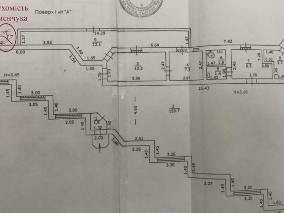 Оренда приміщення 218 кв.м центр (р-н вул. 1905)