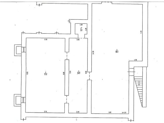 Оренда нежитлового приміщення без комісії, по вулиці Соборності, 50 Полтава