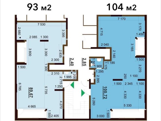 Оренда комерційних приміщень | 93м та 104м | ЖК Варшавський+ | Власник Київ
