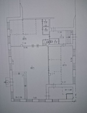 Простір для бізнесу .197 м2.Фасад . - фото 1