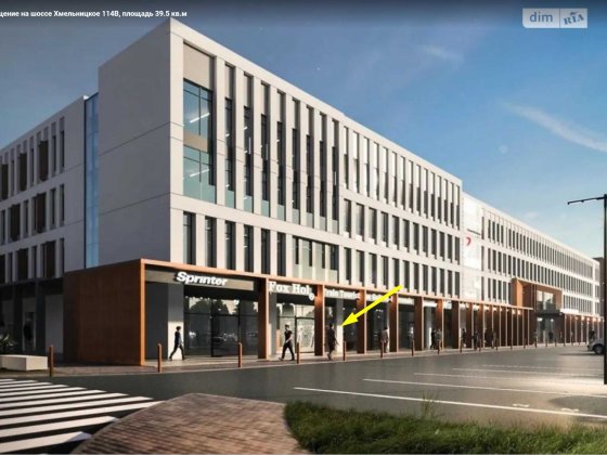 Здається комерційне приміщення на шосе Хмельницьке, площа 39.5 кв.м Вінниця
