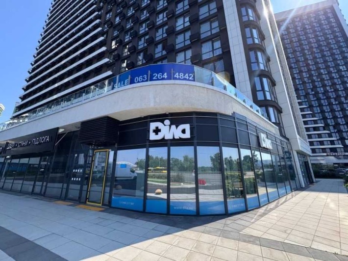 Суборенда! Фасад 52м Діла Грейт Дніпровська набережна 15 Є Осокорки! - фото 1