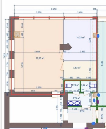 Оренда комерційного приміщення  59 м².Район Глобал вул. Київська - фото 1