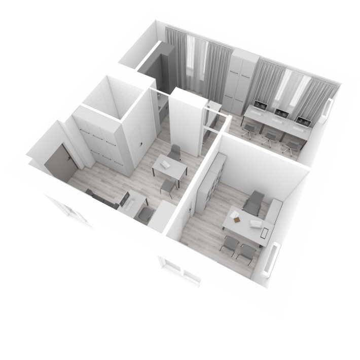 Оренда  офісу 103,5м2  Липська 9б. друга лінія світло є - фото 1