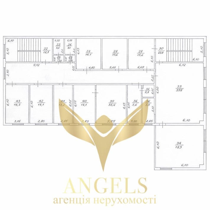 Оренда автономного поверху 382 м2 під офісні приміщення, окремий вхід - фото 1