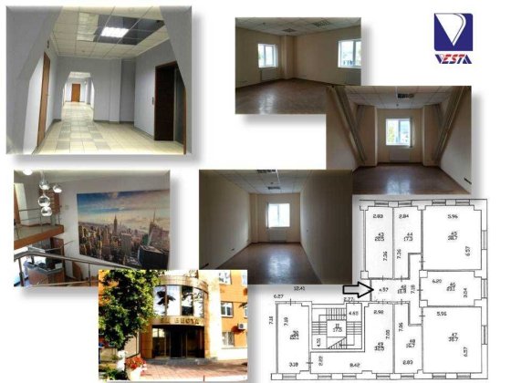 Оренда офісу 239м2 від власника, БЦ Веста, В.Хвойки 21. М.Почайна Киев