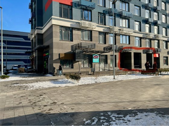 Торгове приміщення ЖК Галактика, 64 м2, без %