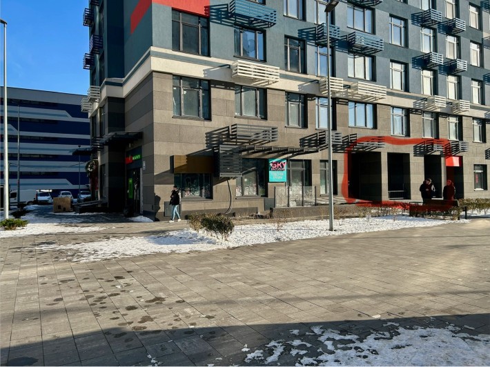 Торгове приміщення ЖК Галактика, 64 м2, без % - фото 1