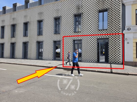 Фасадне приміщення на Подолі, вул. Сагайдачного 18 Київ