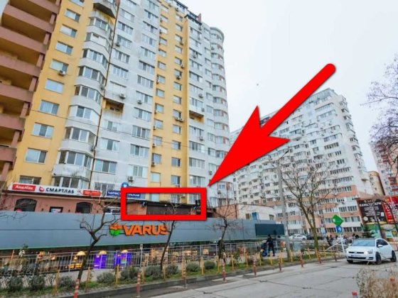 Прохідне місце біля Варус Ева. ЖМ Райдужний (Радужный)