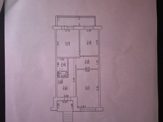 ОРЕНДА  64кв.м Центр Кагарлык