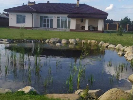 Оренда сучасного будинку з власним еко-озером біля Києва | Новосілки Новоселки