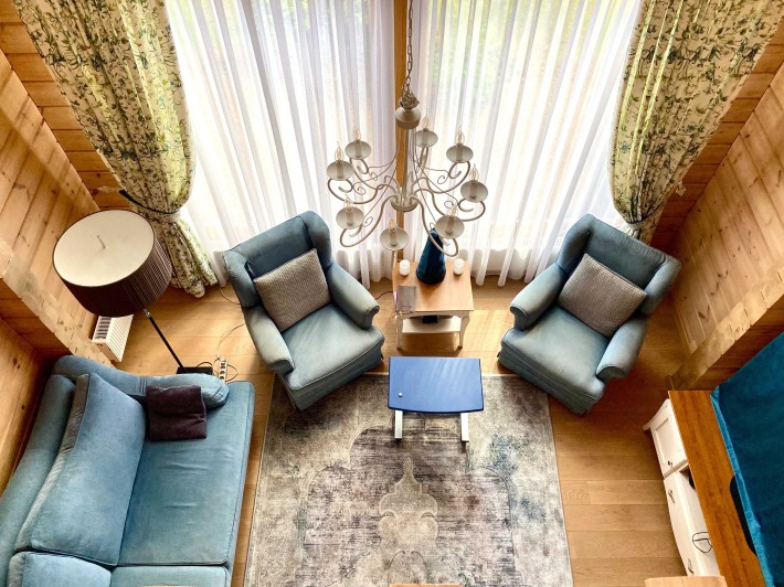 ID 456. Будинок із зрубу в лісі з каміном, генератором та газом - фото 1