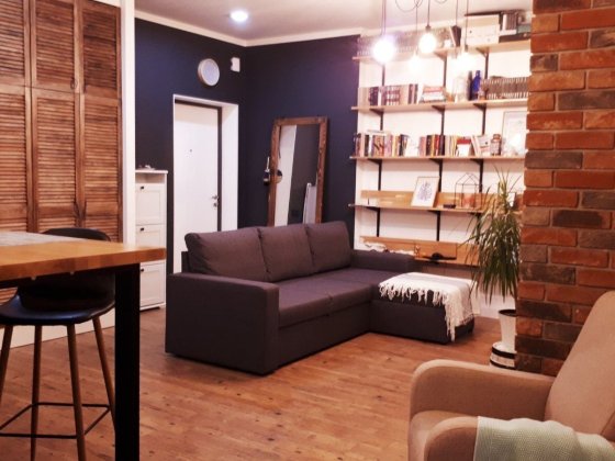 Стильна студія 40 м² в ЖК ParkTown | Авторський ремонт | Буча поруч Гостомель