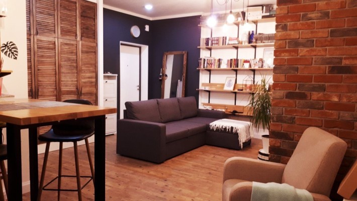 Стильна студія 40 м² в ЖК ParkTown | Авторський ремонт | Буча поруч - фото 1