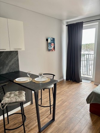 Оренда студії з балконом у  ЖК Молодість, м. Ірпінь. - фото 1