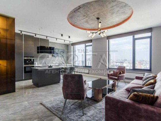 Розкішна 3-кімнатна квартира 110 м  ЖК “Tetris Hall” і панорамою міста Київ