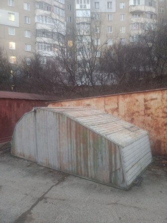 Металевий гараж для автомобіля - фото 1