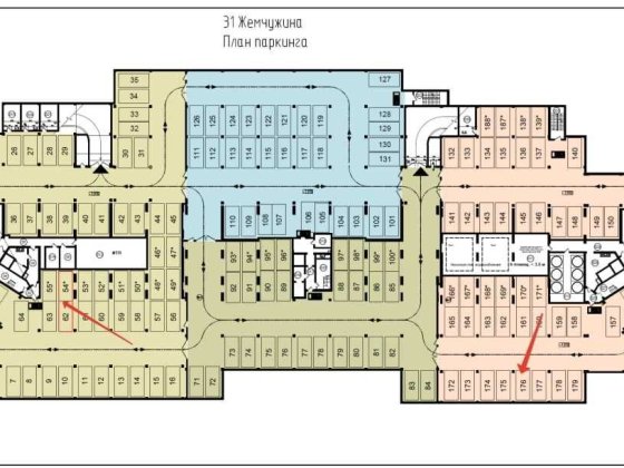 Продам семейное паркоместо в 31 Жемчужине
