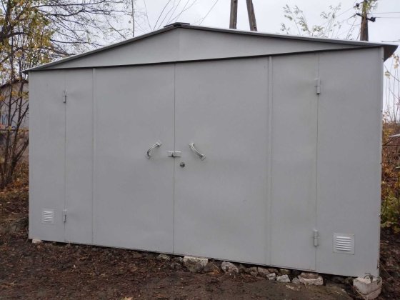 Металевий гараж з листового метала, виготовлення та монтаж Харьков