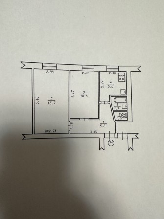 Продам частину квартири - фото 1