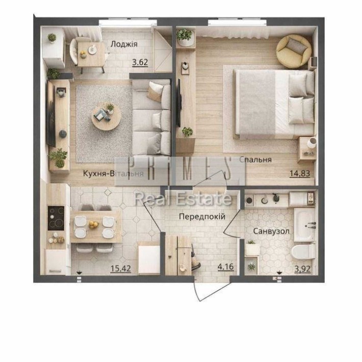 Продаж 1кім квартира ЖК Нова Англія Максимовича 24 Васильківська - фото 1