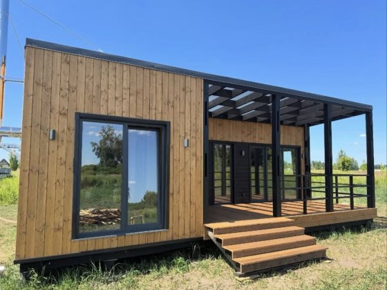 Модульно каркасний будинок для комфортного життя 54 м² під ключ Вышгород