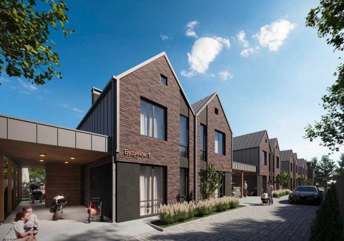 Нова забудова в Гостомелі-дуплекси! - фото 1