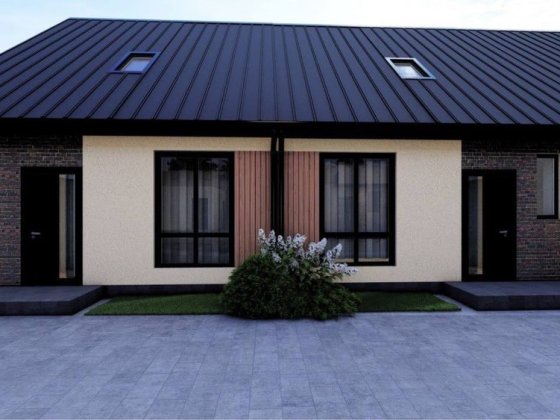 Таунхаус з Газом в Центрі . 80 мкв . Є-оселя Гостомель