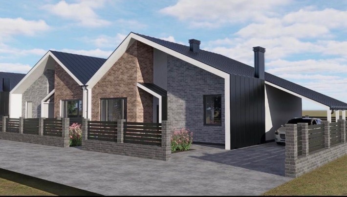 Дуплекс Гостомель 100 м² з газом, розстрочка - фото 1