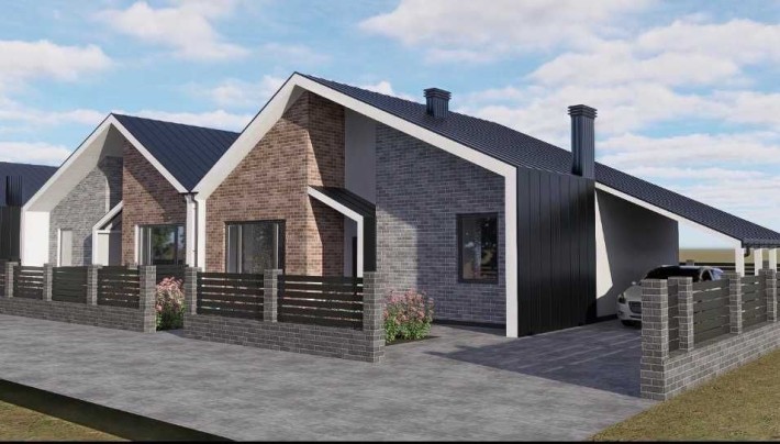 Дуплекс 100 м² у Гостомелі, 2,5 сотки, розстрочка до 2 років - фото 1