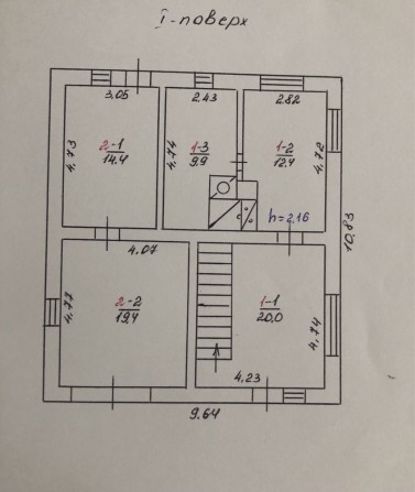 Двоповерховий будинок - фото 1