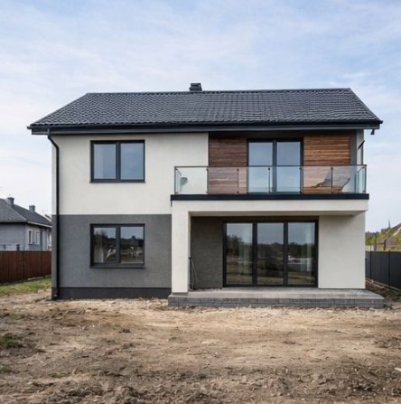 Дім 135м², стіни, вікна, двері, 2 поверхи, теплоізоляція - фото 1