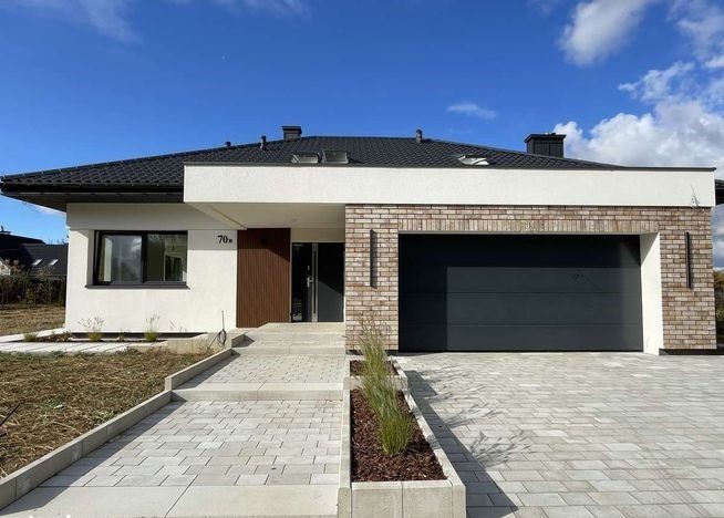 Будинок 135м2 фундамент дах чотирьохскатний, фасад, тераса - фото 1