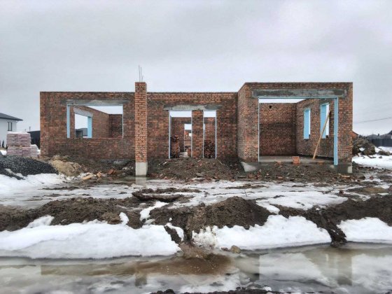 Продаж будинку на етапі будівництва с. Рованці 145 м². 6 сот з гаражем Рованцы