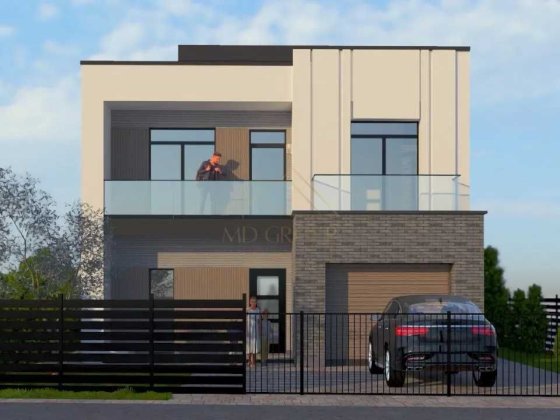 Будинок high-tech 225м2 | 7 соток | Міські комунікації | Зручний доїзд Крихівці