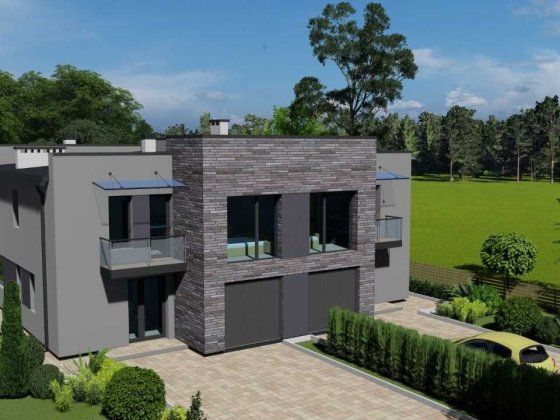 Великий дуплекс з гаражем та власним подвірям Волчинец