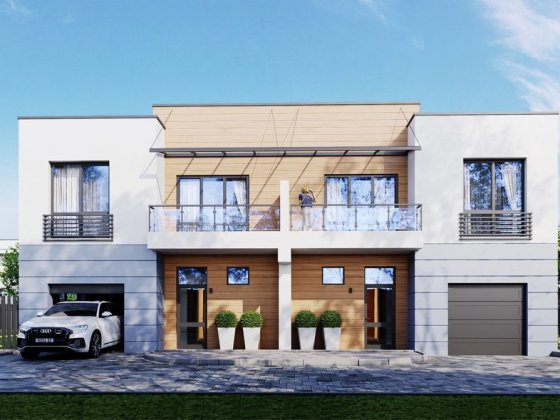 Просторий ДУПЛЕКС  144 м² з великим двором -Закрита територія Вовчинець