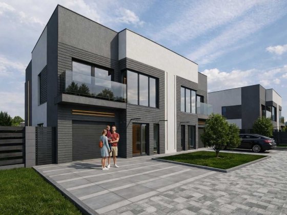 ГОТОВИЙ зданий ДУПЛЕКС з ГАРАЖЕМ 130 м2. 3 кімнати, за вигідною ціною Крихівці