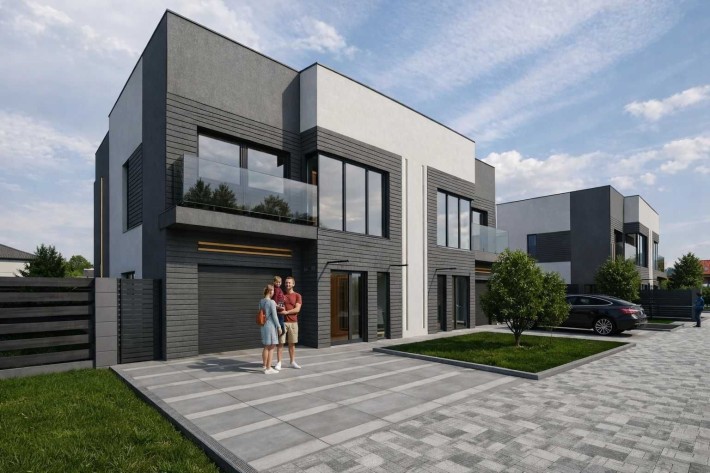 ГОТОВИЙ зданий ДУПЛЕКС з ГАРАЖЕМ 130 м2. 3 кімнати, за вигідною ціною - фото 1