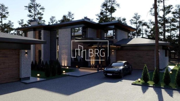 Продажа нового современного дома 380м закрытый КГ на 4 дома Козин без% - фото 1