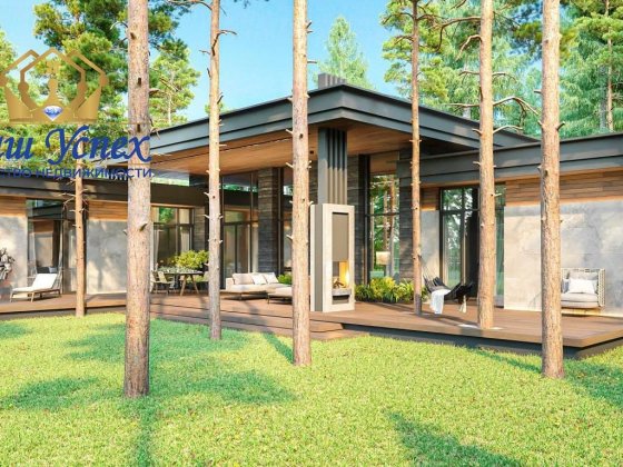 Продажа современного дома в лесу в городке.село Козин. Козин