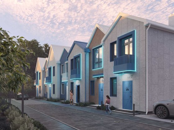 Таунхаус від Смарт Девелопмент. 67 м2 - 2 кімнати. Розтермінування Святопетровское