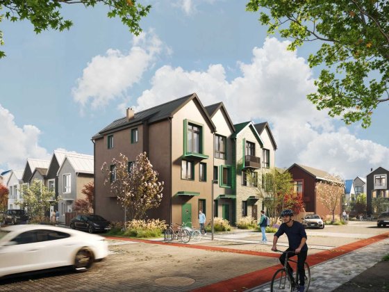 Таунхаус 94 м2 в Свій Дім 3 від Смарт Девелопмент Святопетровское