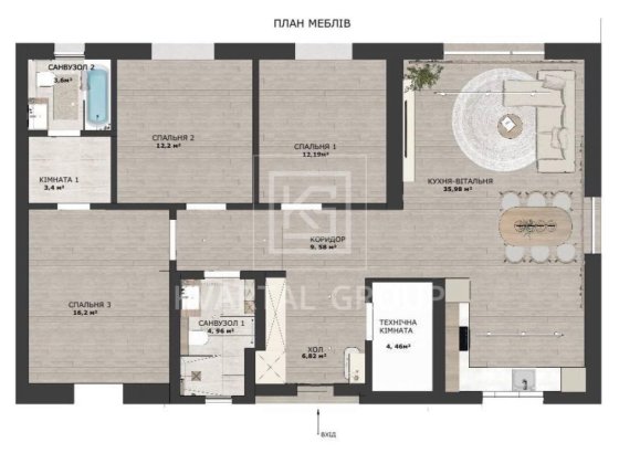 сучасний будинок площею 100 м² у мальовничому Ворзелі Ворзель