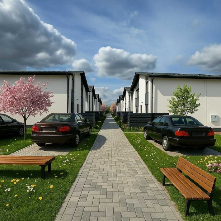 Таунхаус від забудовника 35м² з двориком. Розтермінування. Метро 20 хв - фото 1