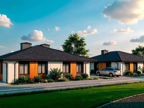 Дуплекс цегляний з документами, 88м2 на 3 сотках, Білогородка - 69000 Білогородка