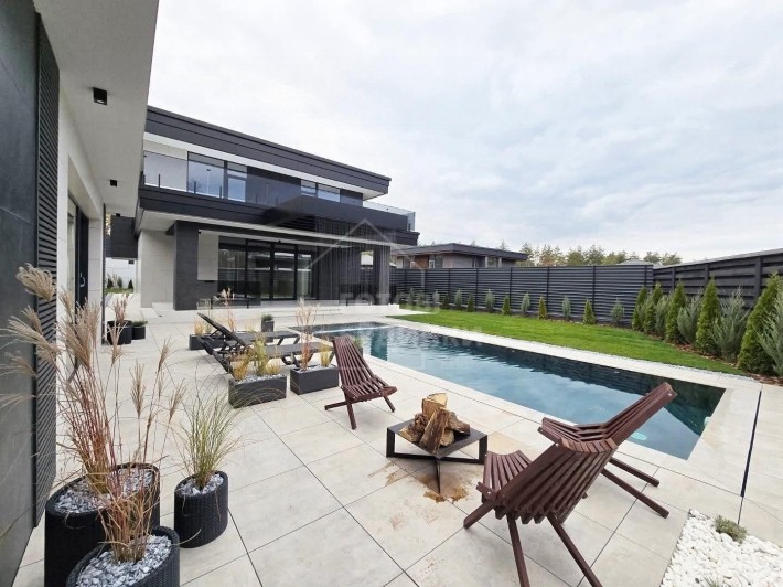 Будинок в КМ 230 м преміум класу сауна 50м басейн водоспад с Ходосівка - фото 1