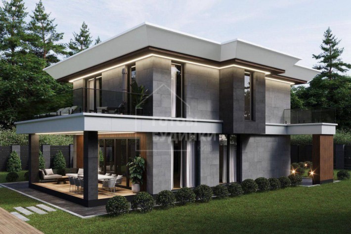 Продаж сучасного будинку в Ходосівці. Газ. Навіс. 20 хв до центру - фото 1